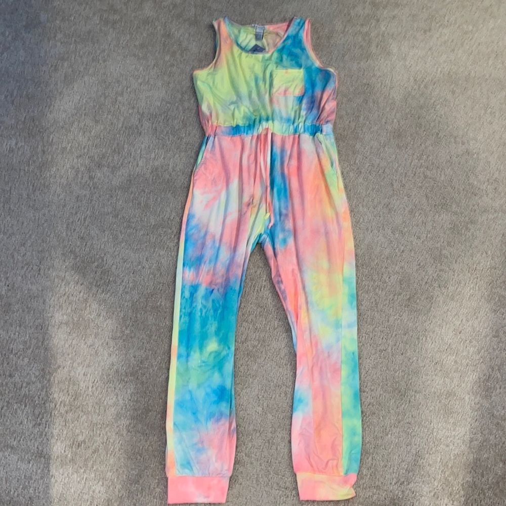 Tye Dye Jumpsuit Romper L